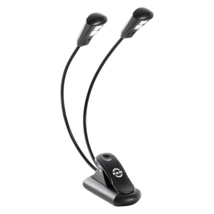 K&M 12259 Double2 LED FlexLight Rechargeable nošu apgaismojums K&M 12259 Double2 LED FlexLight Rechargeable nošu apgaismojums