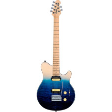 Sterling By Music Man Axis AX3QM Spectrum Blue Electric Guitar Sterling By Music Man Axis AX3QM Spectrum Blue Electric Guitar