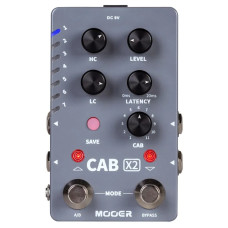 Mooer Cab X2 - Stereo Cabinet Simulator Pedal Mooer Cab X2 - Stereo Cabinet Simulator Pedal