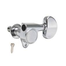 Kluson Modern Roundback Kidney 3+3 Chrome Kluson Modern Roundback Kidney 3+3 Chrome