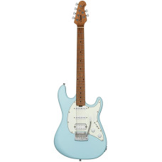 Sterling By Music Man Cutlass CT50HSS MN Daphne Blue Satin Electric Guitar Sterling By Music Man Cutlass CT50HSS MN Daphne Blue Satin Electric Guitar