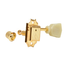 Kluson Traditional Single Line Tulip 3+3 Gold Kluson Traditional Single Line Tulip 3+3 Gold