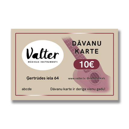 Gift card worth €10
