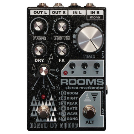 Death By Audio Rooms - Stereo Reverberator pedālis