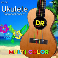 DR Strings UMCSC Multi color ukulele strings DR Strings UMCSC Multi color ukulele strings