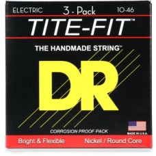 DR Strings MT10 TiteFit Medium Tite 3 pack DR Strings MT10 TiteFit Medium Tite 3 pack