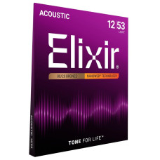 Elixir 11052 Acoustic Nanoweb Light stīgas