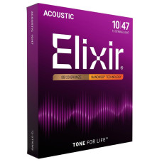 Elixir 11152 Acoustic Nanoweb 12 String Light stīgas