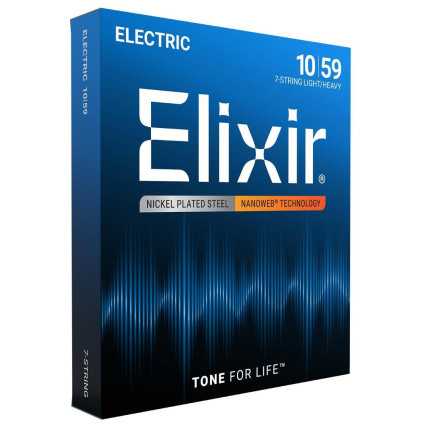Elixir 12074 Electric Nanoweb 7-String Light/Heavy