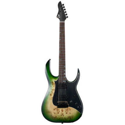 GTRS Modern 801 Green Burst elektriskā ģitāra