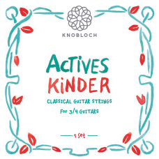 Knobloch Activies Kinder 3/4 klasiskās ģitāras stīgas