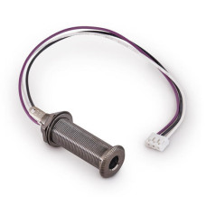 MEC Closed Stereo Jack Socket, with R4 Connector - Black ligzda