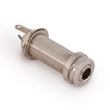 MEC 6.3 mm / 1/4 Stereo Endpin Jack Socket for Acoustic Guitars - Chrome ligzda