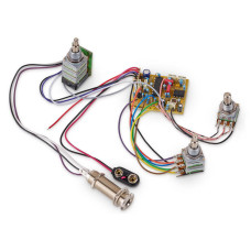 MEC 60023-09 - Active BEC 3 Electronics For Active Pickups - 9V - (Vol+Bal PP / T+B / M) elektronika