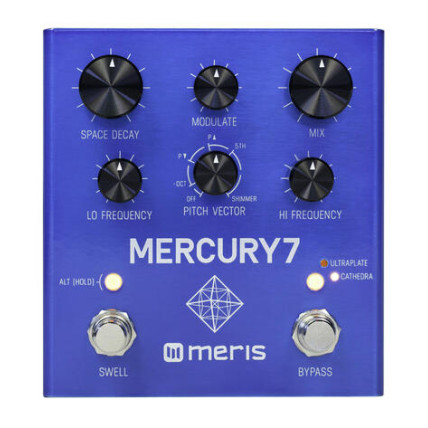 Meris Mercury7 - Ambience Reverb pedālis Meris Mercury7 - Ambience Reverb pedālis