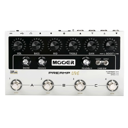 Mooer Preamp LIVE - Digital Multi Preamp Modeler procesors