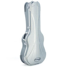 RockCase Premium Line Curved - Silver Classical Guitar ABS Case