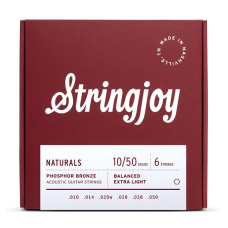 Stringjoy Naturals 10-50 fosfora bronzas stīgas