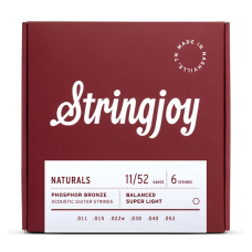 Stringjoy Naturals 11-52 fosfora bronzas stīgas