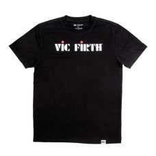 Vic Firth Classic Logo Black Tee - Large T-krekls