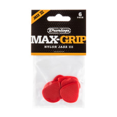 Dunlop 471P3N MAX GRIP JAZZ 3 NYLON (6-PACK) Dunlop 471P3N MAX GRIP JAZZ 3 NYLON (6-PACK)