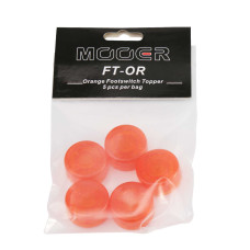 Mooer Candy Footswitch Topper, orange, 5 pcs. pogas