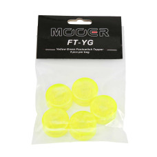 Mooer Candy Footswitch Topper, yellow/green, 5 pcs. pogas
