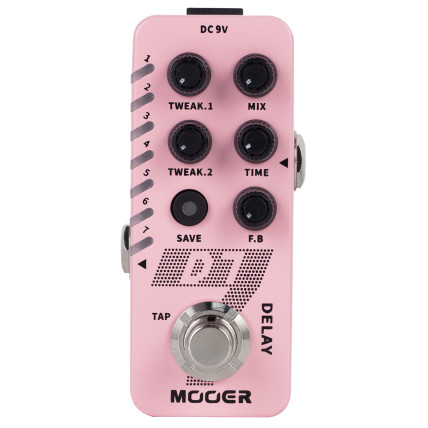 Mooer D7 Delay - Multi-Delay / Looper pedālis