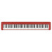 Casio CDP-S160 Compact sarkanas digitālās klavieres (komplektā ar statīvu un pedāļu bloku)