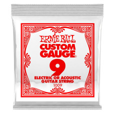 Ernie Ball 1009 .009 Plain Steel electric or acoustic stīga
