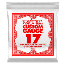 Ernie Ball 1017 .017 Plain Steel Electric or Acoustic stīga