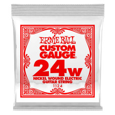 Ernie Ball 1124 .024 Nickel Wound single stīga