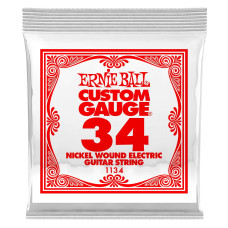 Ernie Ball 1134 .034 Nickel Wound single stīga