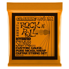 Ernie Ball 2252 Hybrid Slinky Rock n Roll 9-46 Gauge
