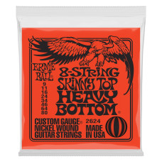 Ernie Ball 2624 Skinny Top Heavy Bottom Slinky 8-String 9-80 Gauge