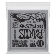 Ernie Ball 2628 Slinky 9-String nickel wound strings 9-105