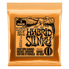 Ernie Ball 3222 Hybrid Slinky 3 Pack 9-46 Gauge 