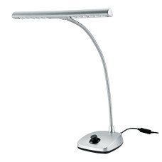 K&M 12298 LED Piano Lamp Silver